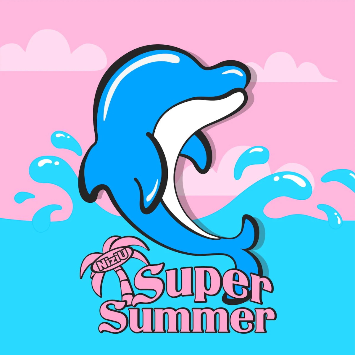 『NiziU - Super Summer 歌詞』収録の『Super Summer』ジャケット