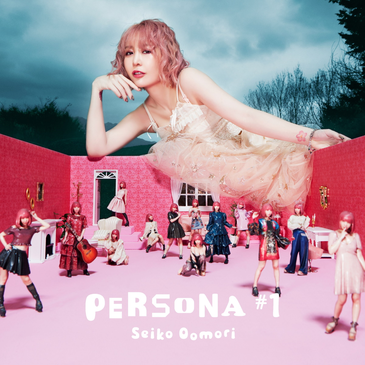 『大森靖子 - 14才のおしえて』収録の『PERSONA #1』ジャケット