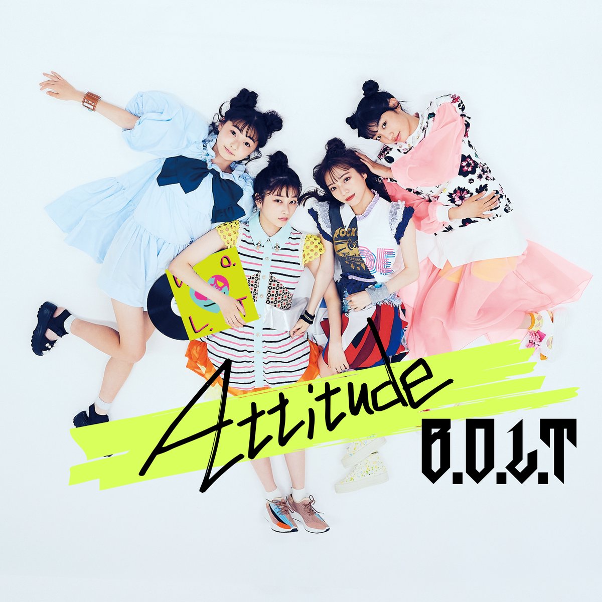 『B.O.L.T - USHIRO-META-I』収録の『Attitude』ジャケット