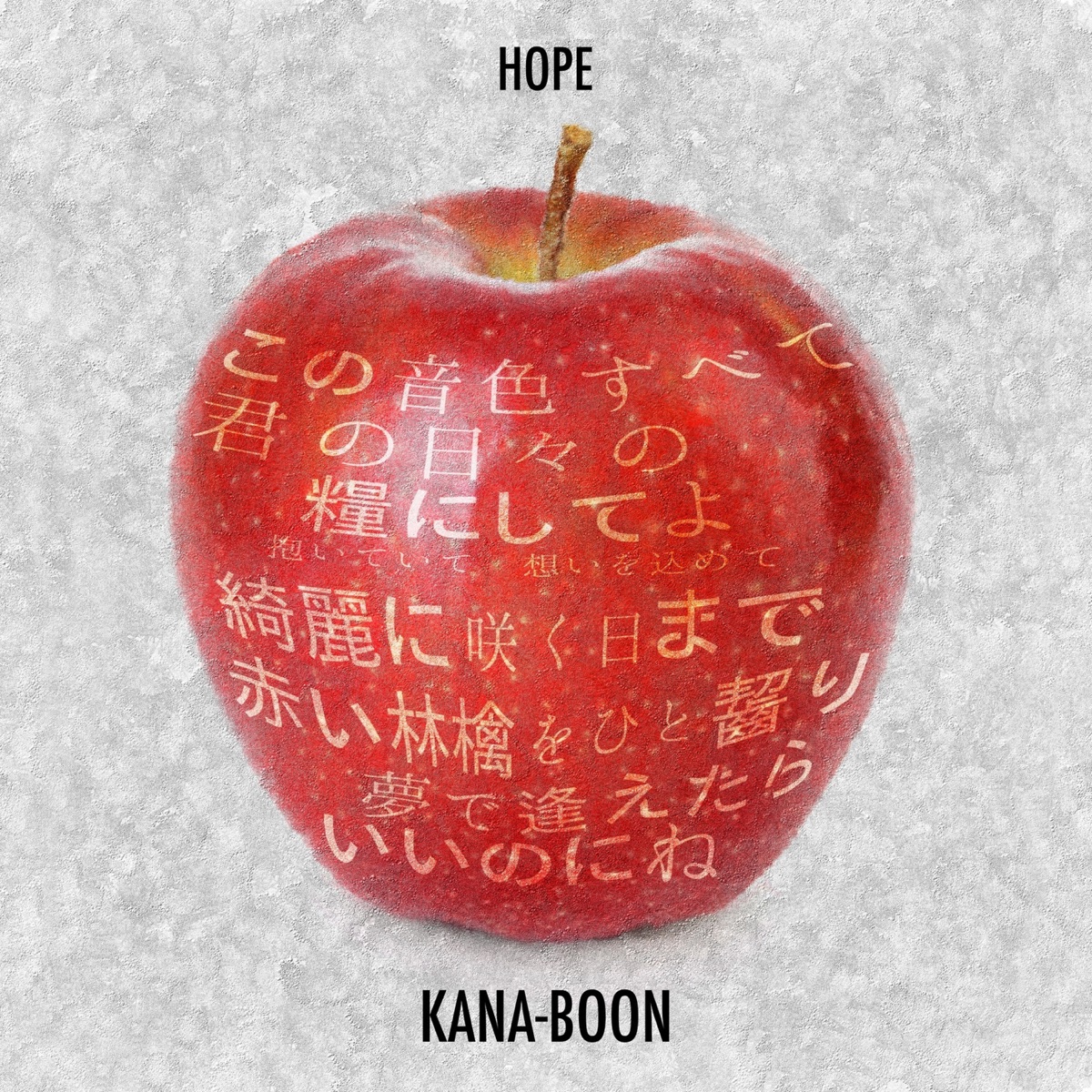 『KANA-BOON - HOPE 歌詞』収録の『HOPE』ジャケット