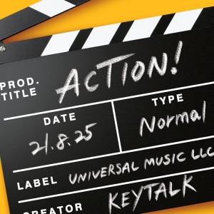 『KEYTALK - 愛文』収録の『ACTION!』ジャケット