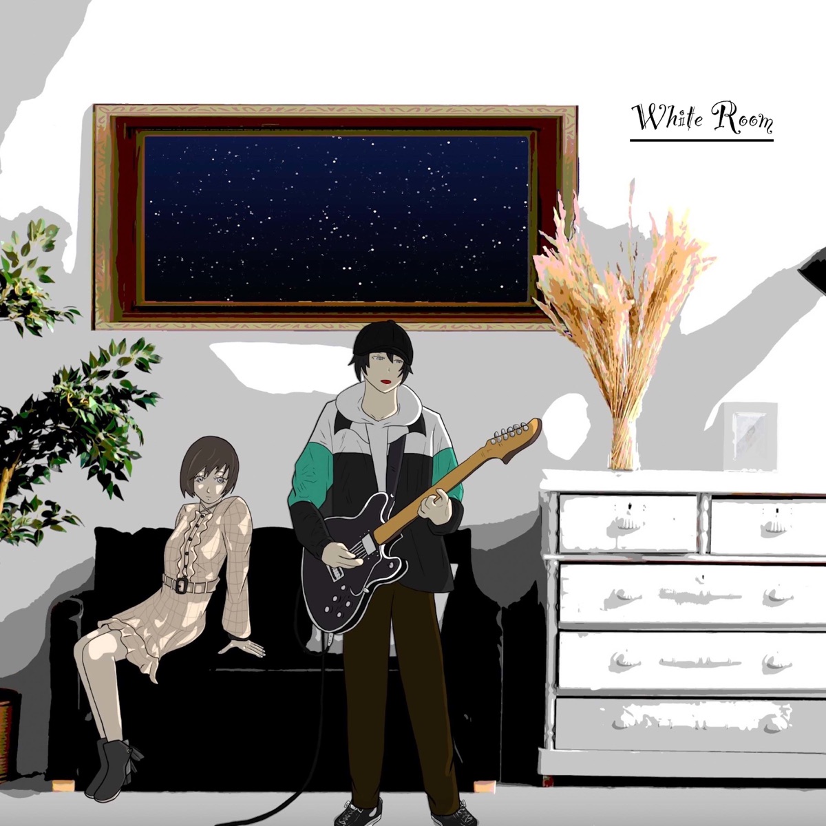 『Solaris Clock - White Room (feat. いゔどっと & 水槽)』収録の『White Room (feat. いゔどっと & 水槽)』ジャケット