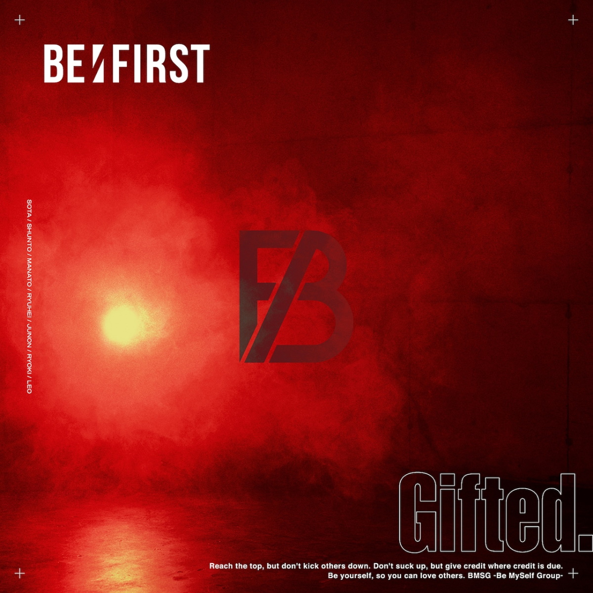 『BE:FIRST - Gifted. 歌詞』収録の『Gifted.』ジャケット