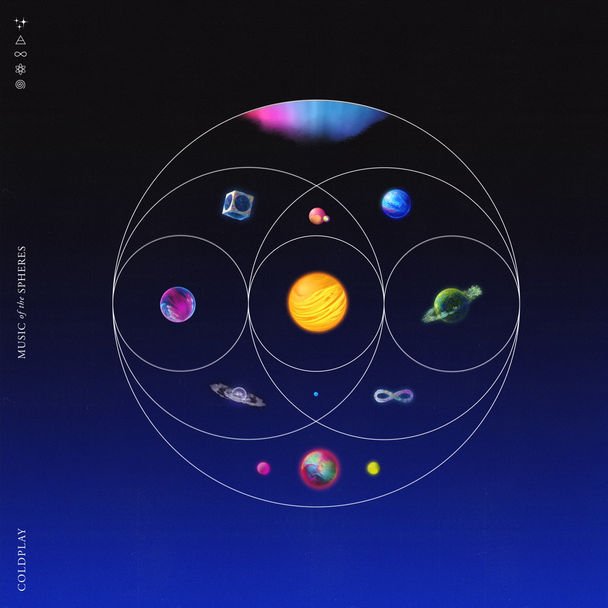 『Coldplay - People of the Pride』収録の『Music of the Spheres』ジャケット
