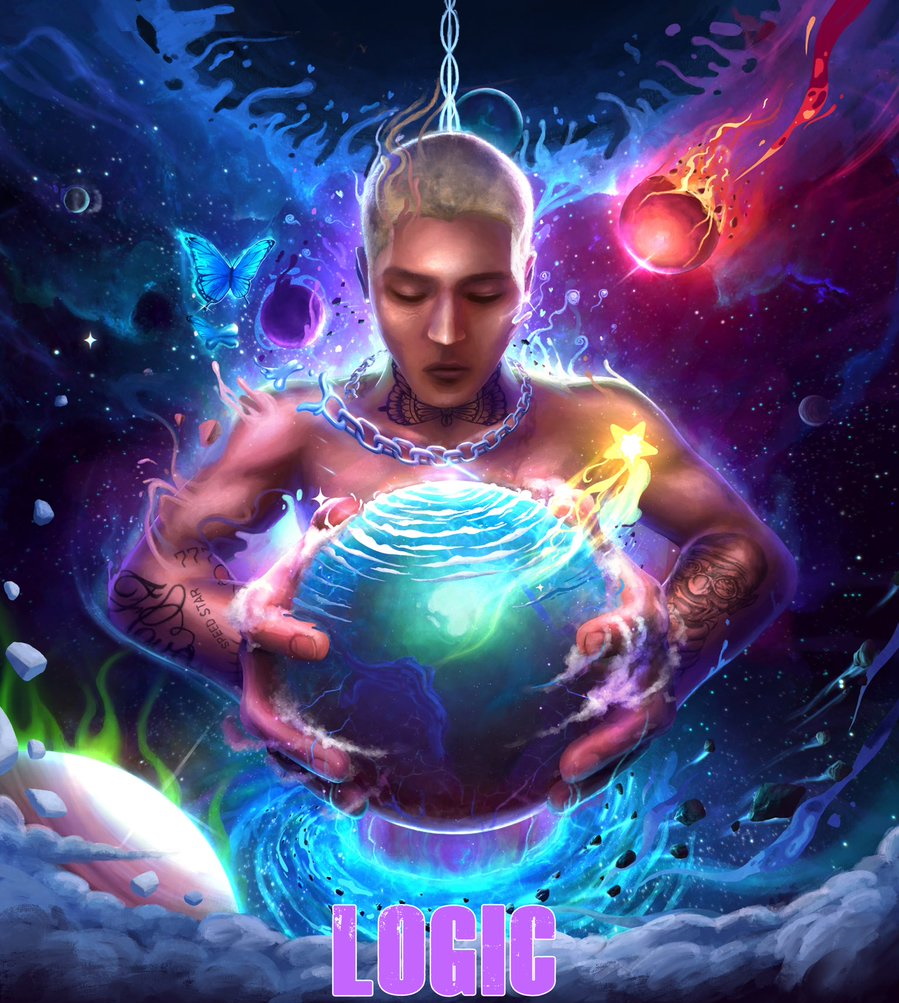 『LEX - HELP! (feat. Young Coco)』収録の『LOGIC』ジャケット