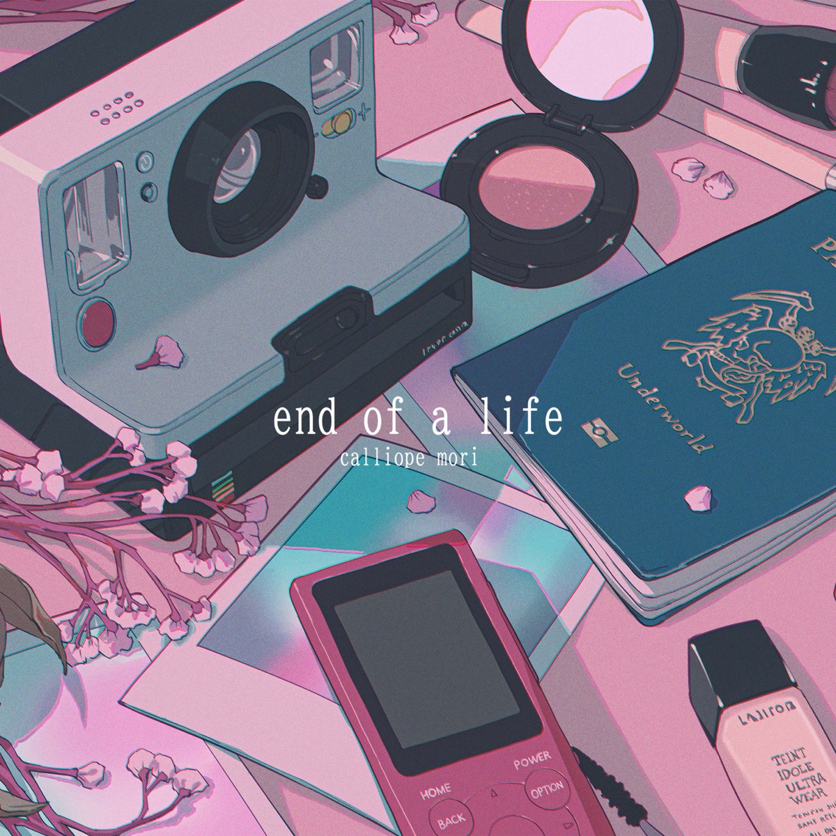 Cover for『Mori Calliope - end of a life』from the release『end of a life』