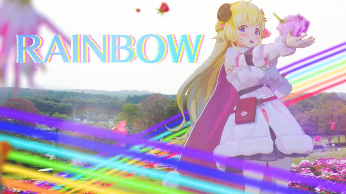 Cover for『Tsunomaki Watame - RAINBOW』from the release『RAINBOW』