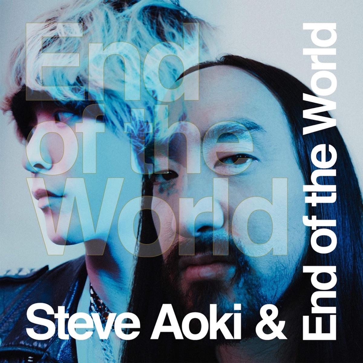 『End of the World & Steve Aoki - END OF THE WORLD 歌詞』収録の『END OF THE WORLD』ジャケット