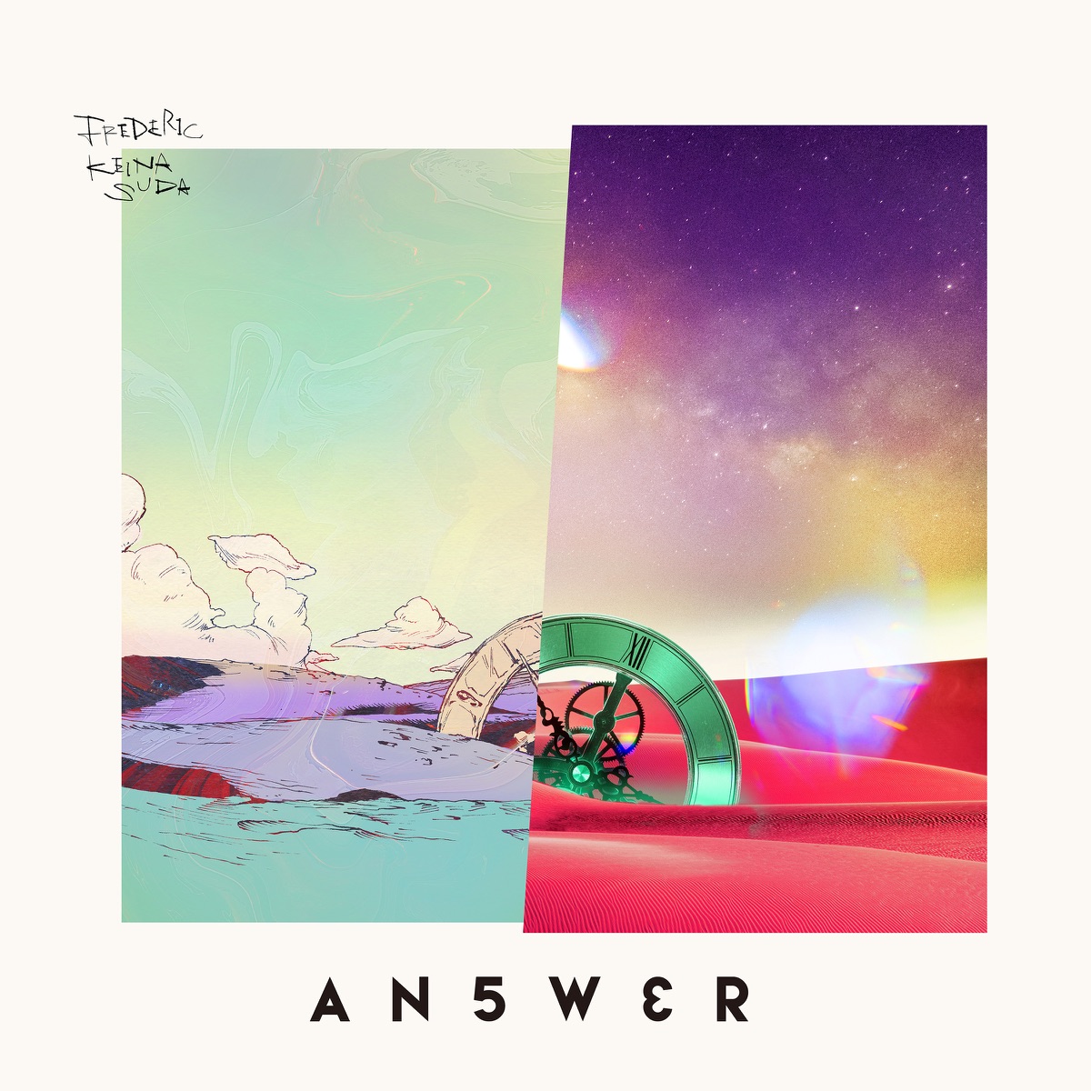 『フレデリック×須田景凪 - ANSWER』収録の『ANSWER』ジャケット