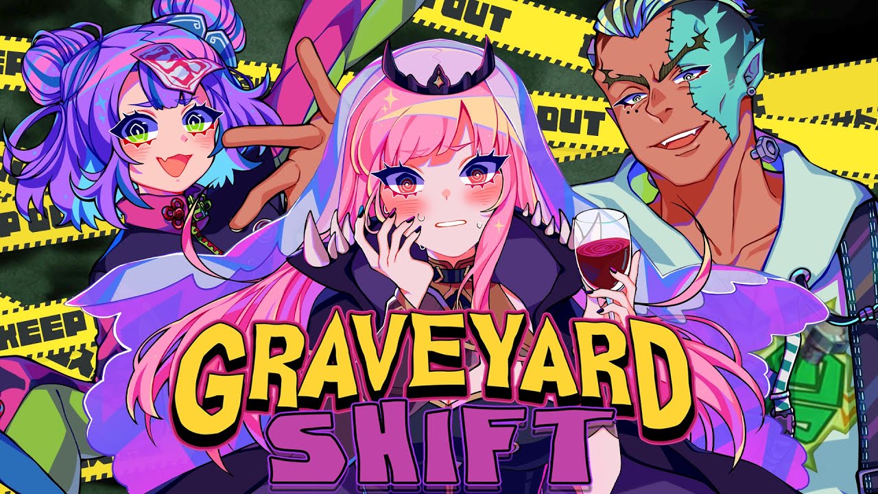 Cover for『Mori Calliope - Graveyard Shift (feat. BOOGEY VOXX)』from the release『Graveyard Shift (feat. BOOGEY VOXX)』