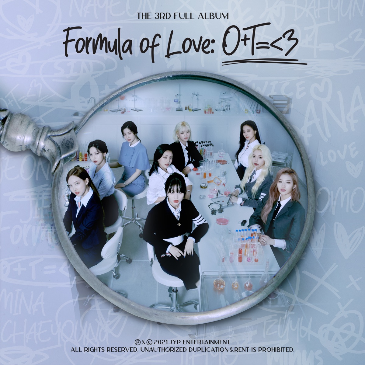 Cover for『TWICE - MOONLIGHT』from the release『Formula of Love: O+T=<3』