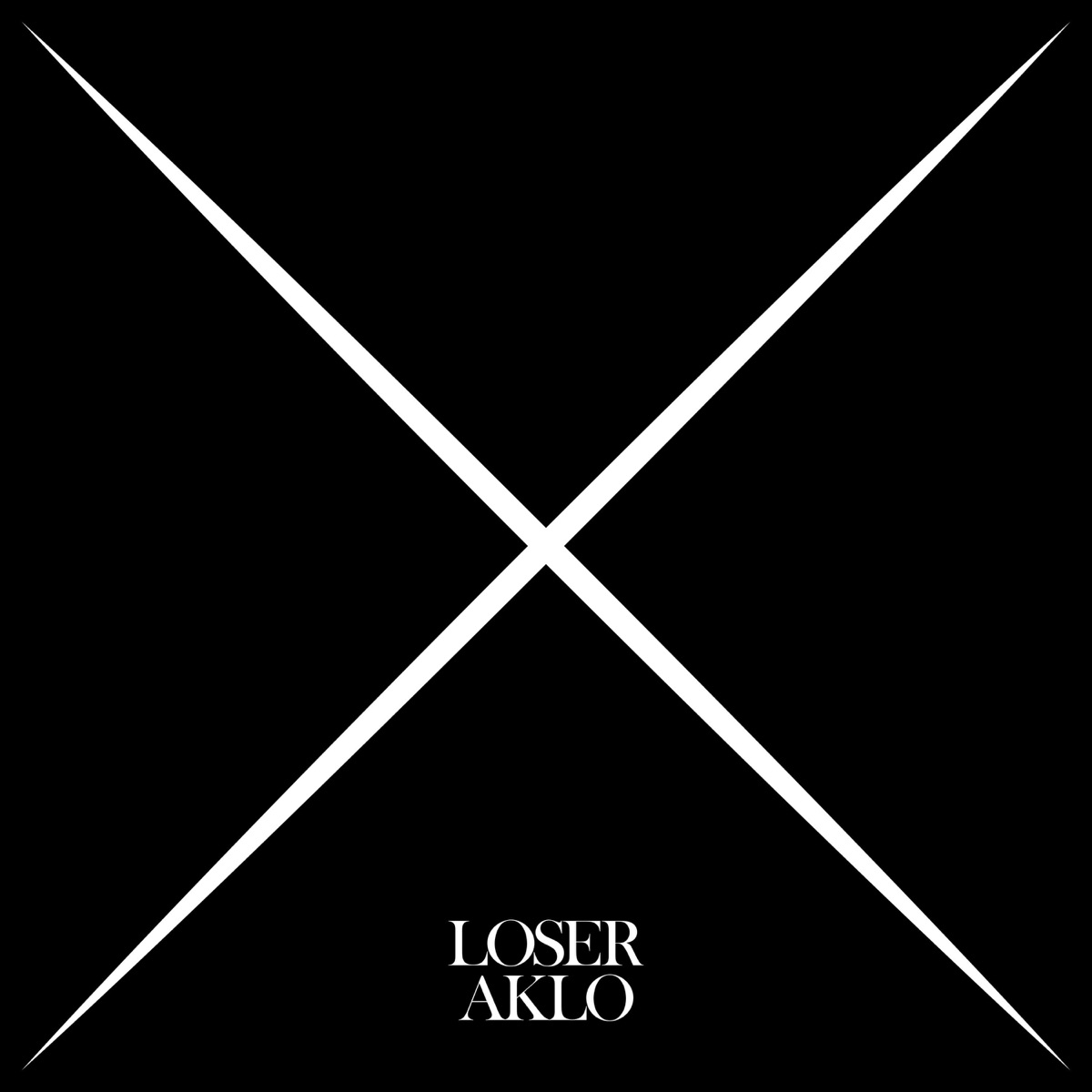 『AKLO - LOSER』収録の『LOSER』ジャケット