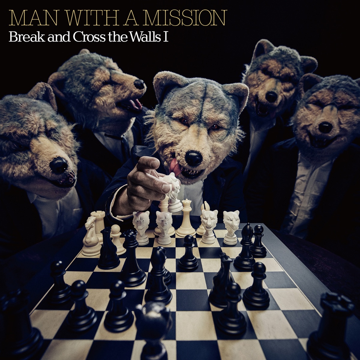 『MAN WITH A MISSION - クラクション・マーク』収録の『Break and Cross the Walls Ⅰ』ジャケット