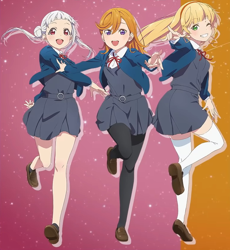 Cover for『Kanon Shibuya (Sayuri Date), Chisato Arashi (Nako Misaki), Sumire Heanna (Naomi Payton) - Stella!』from the release『TV Anime 