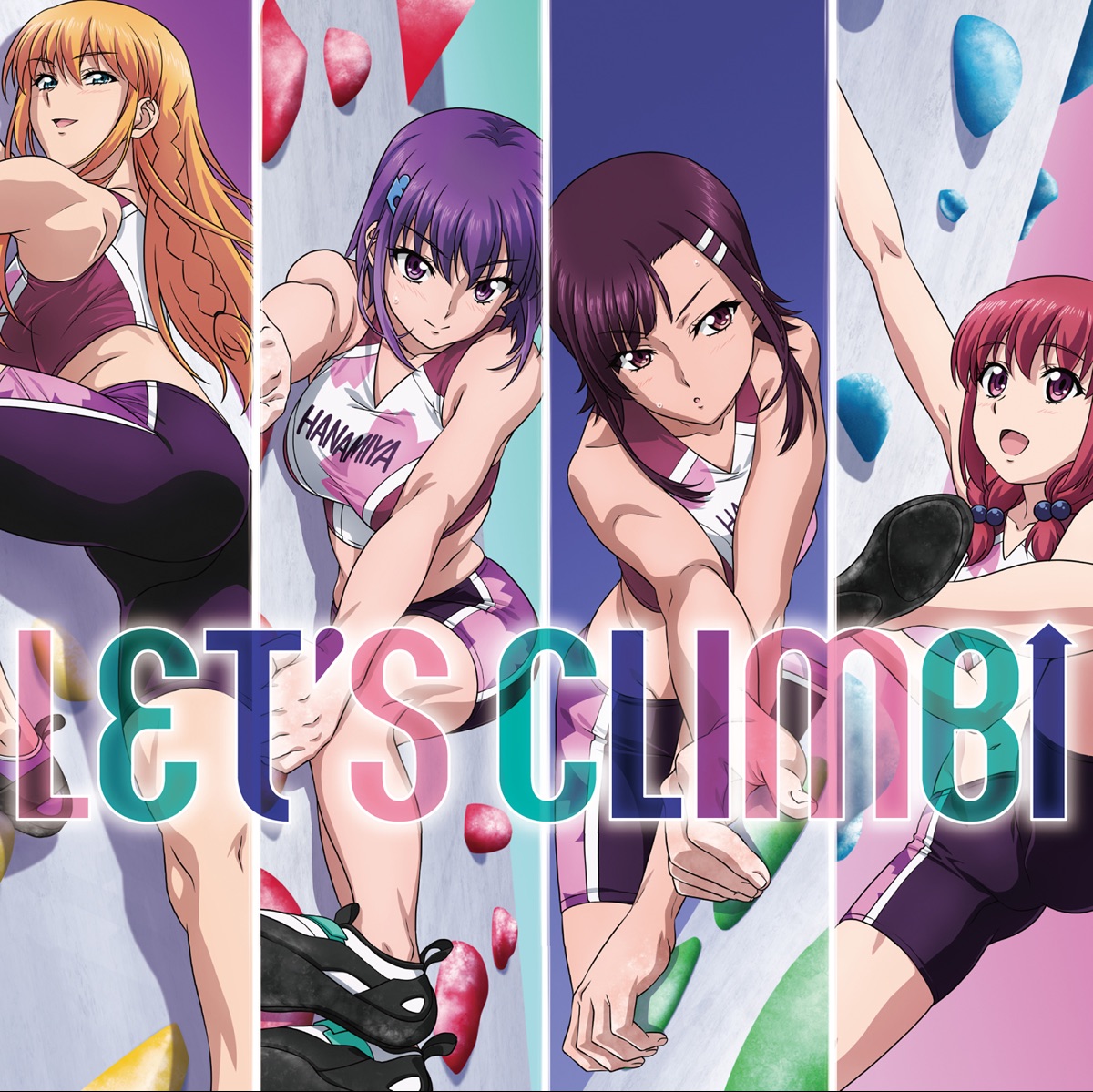 Cover art for『Hanamiya Joshi Climbing-bu - Feel of the moment』from the release『LET'S CLIMB↑