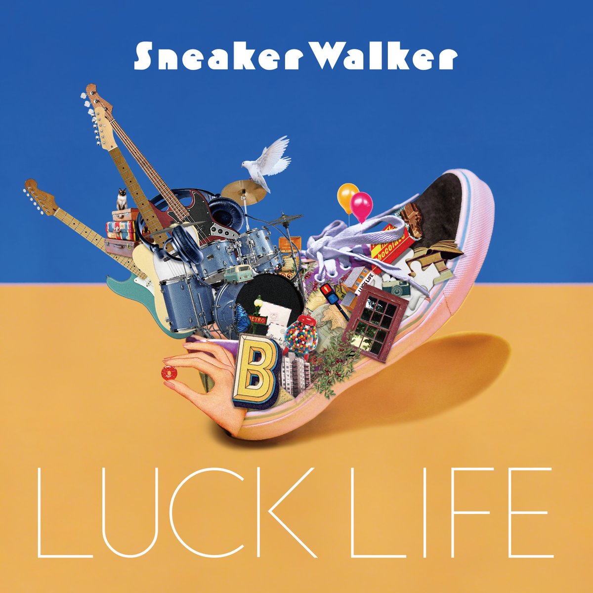 『ラックライフ - 声』収録の『Sneaker Walker』ジャケット