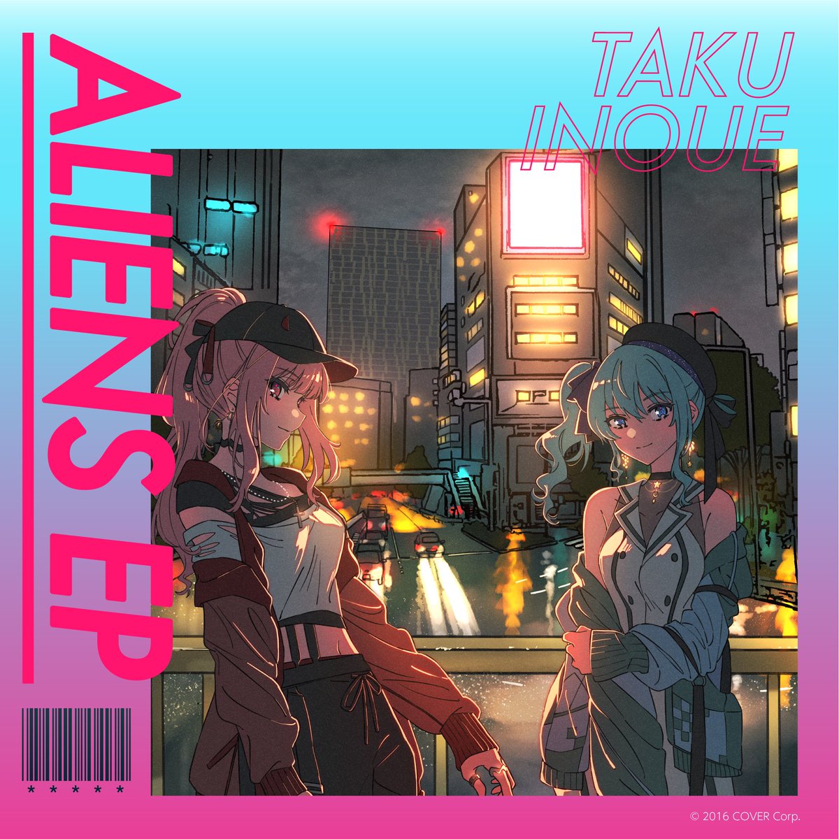Cover for『TAKU INOUE & ONJUICY - The Aliens EP』from the release『ALIENS EP』