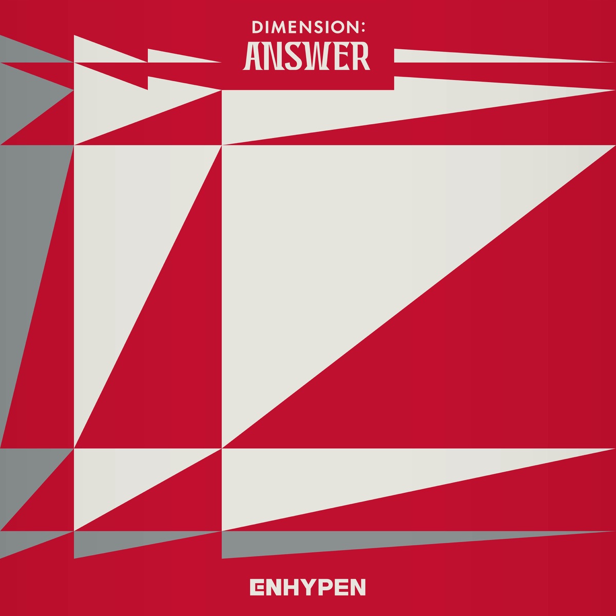 『ENHYPEN - Outro : Day 2』収録の『DIMENSION : ANSWER』ジャケット