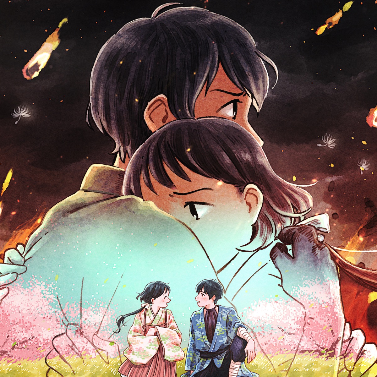 『Mili - Dandelion Girls, Dandelion Boys』収録の『Dandelions & Bento Boxes』ジャケット