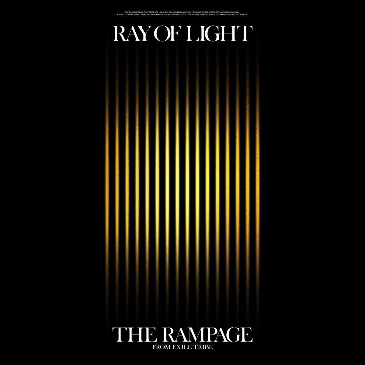 『THE RAMPAGE - RAY OF LIGHT』収録の『RAY OF LIGHT』ジャケット