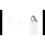 『ムーン & まっちゃすいかDORA - 冬虫夏想』収録の『白百合』ジャケット