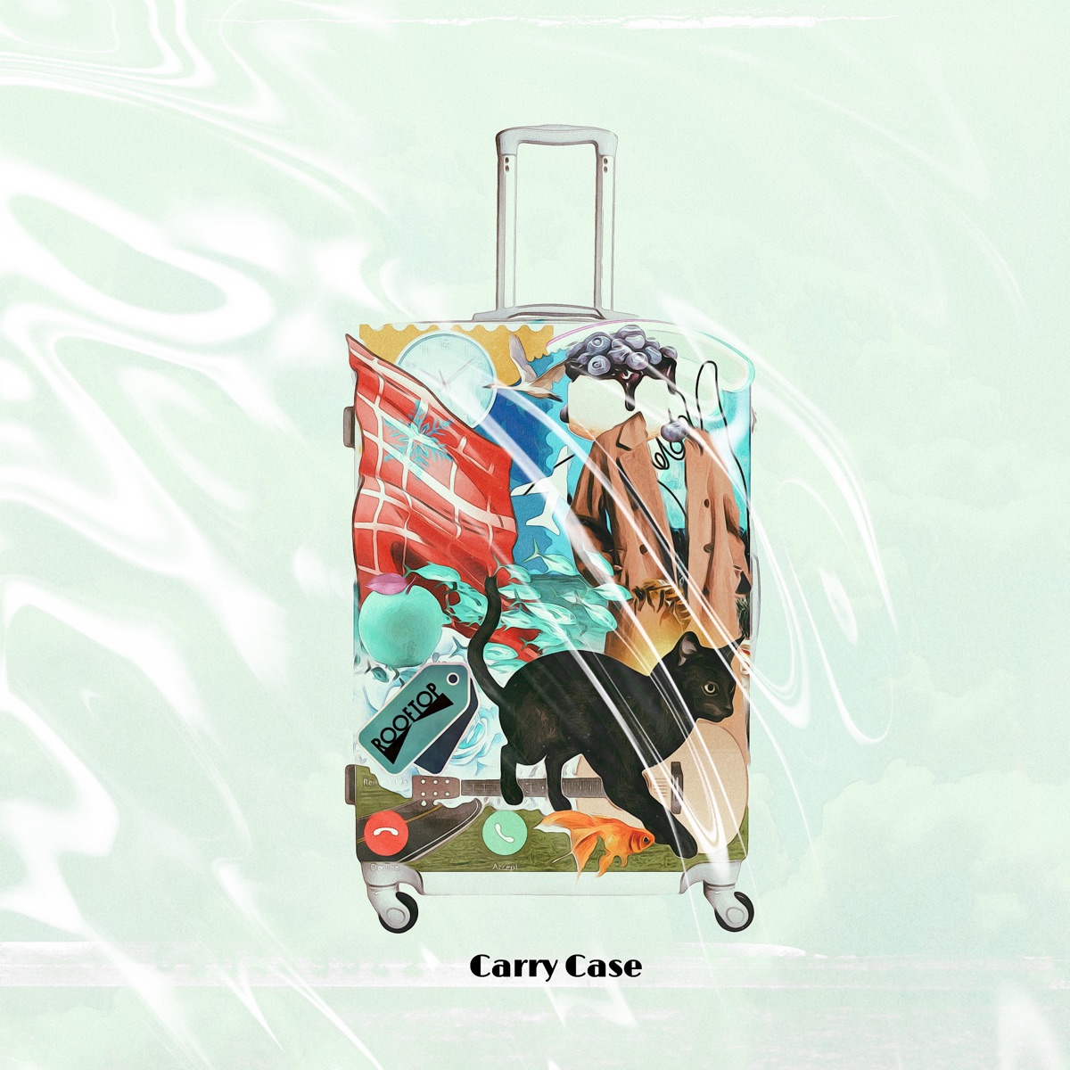 『A夏目 - インディゴアイランド』収録の『Carry Case』ジャケット