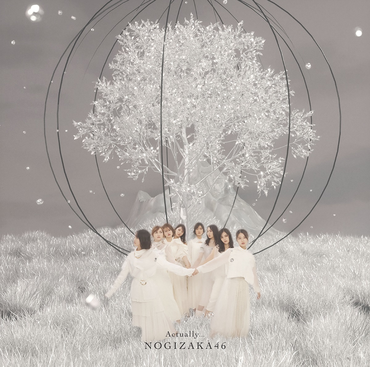 Cover art for『Nogizaka46 - Fukayomi』from the release『Actually…』