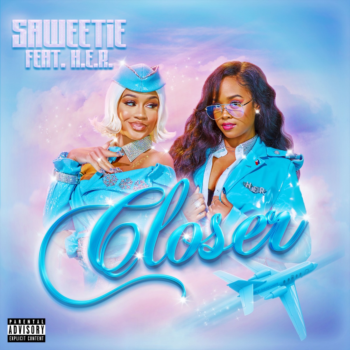 Cover art for『Saweetie - Closer (feat. H.E.R.)』from the release『Closer (feat. H.E.R.)