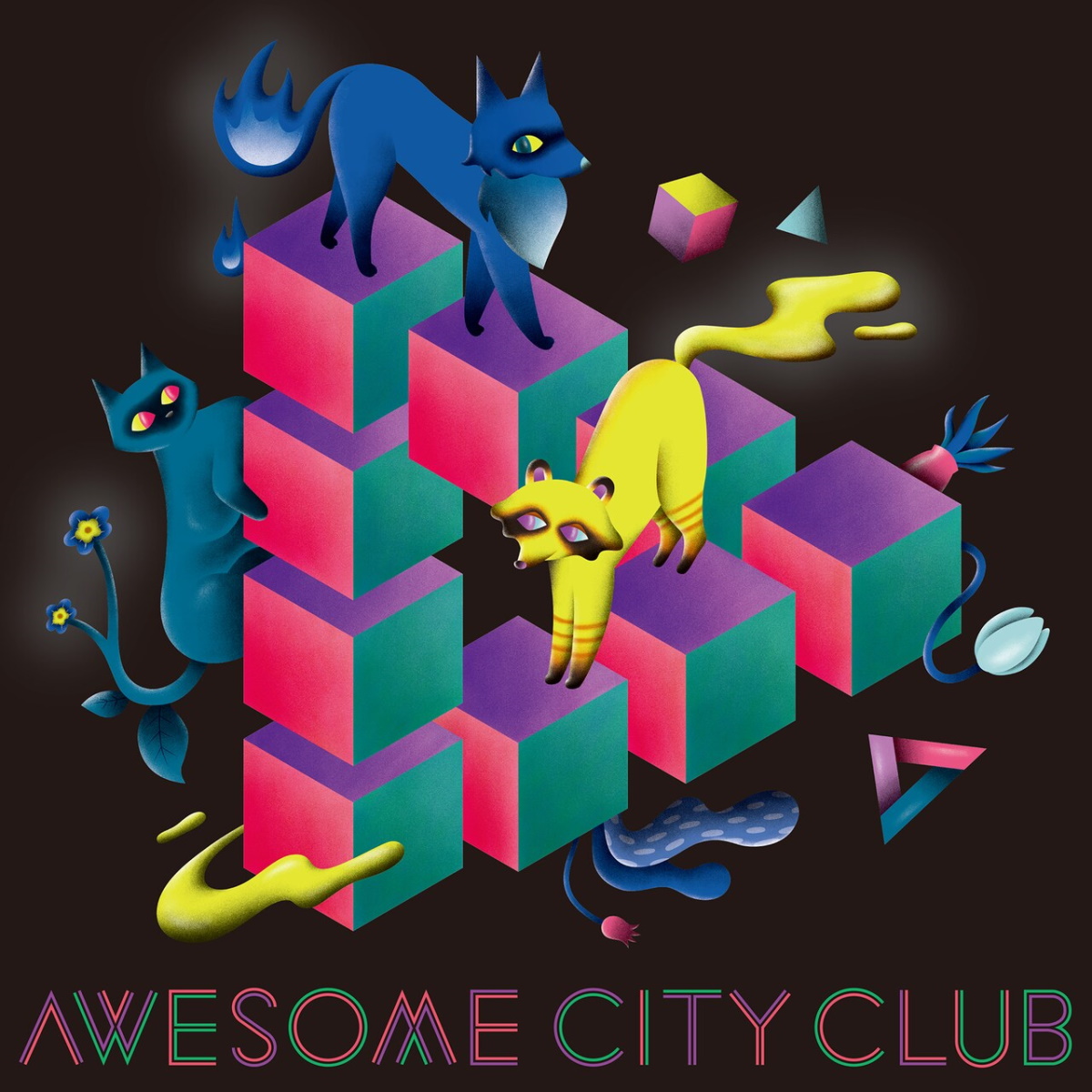『Awesome City Club - ランブル』収録の『Get Set』ジャケット