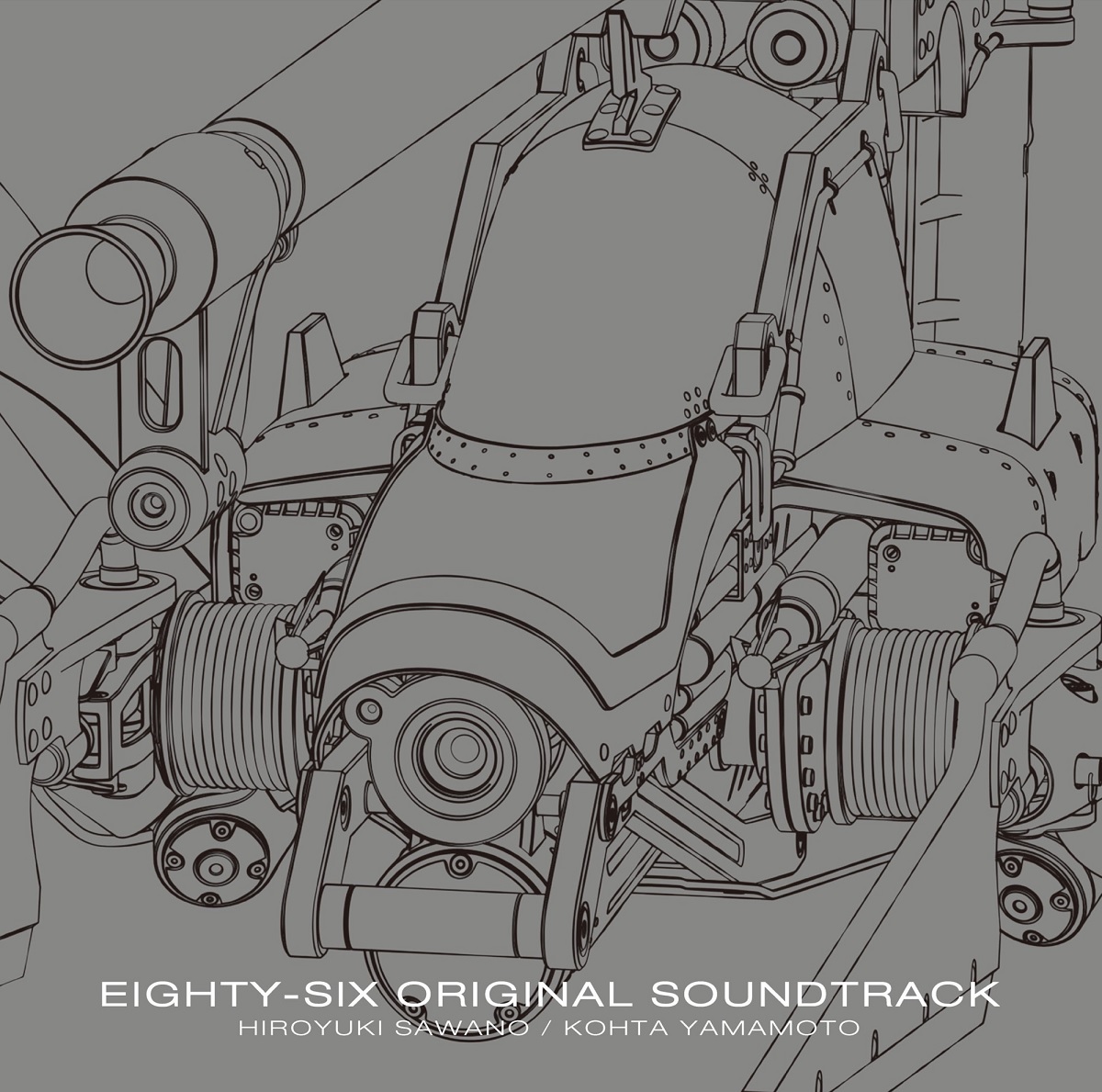 『Hiroyuki Sawano feat. Laco - THE ANSWER』収録の『８６―エイティシックス― オリジナル・サウンドトラック』ジャケット