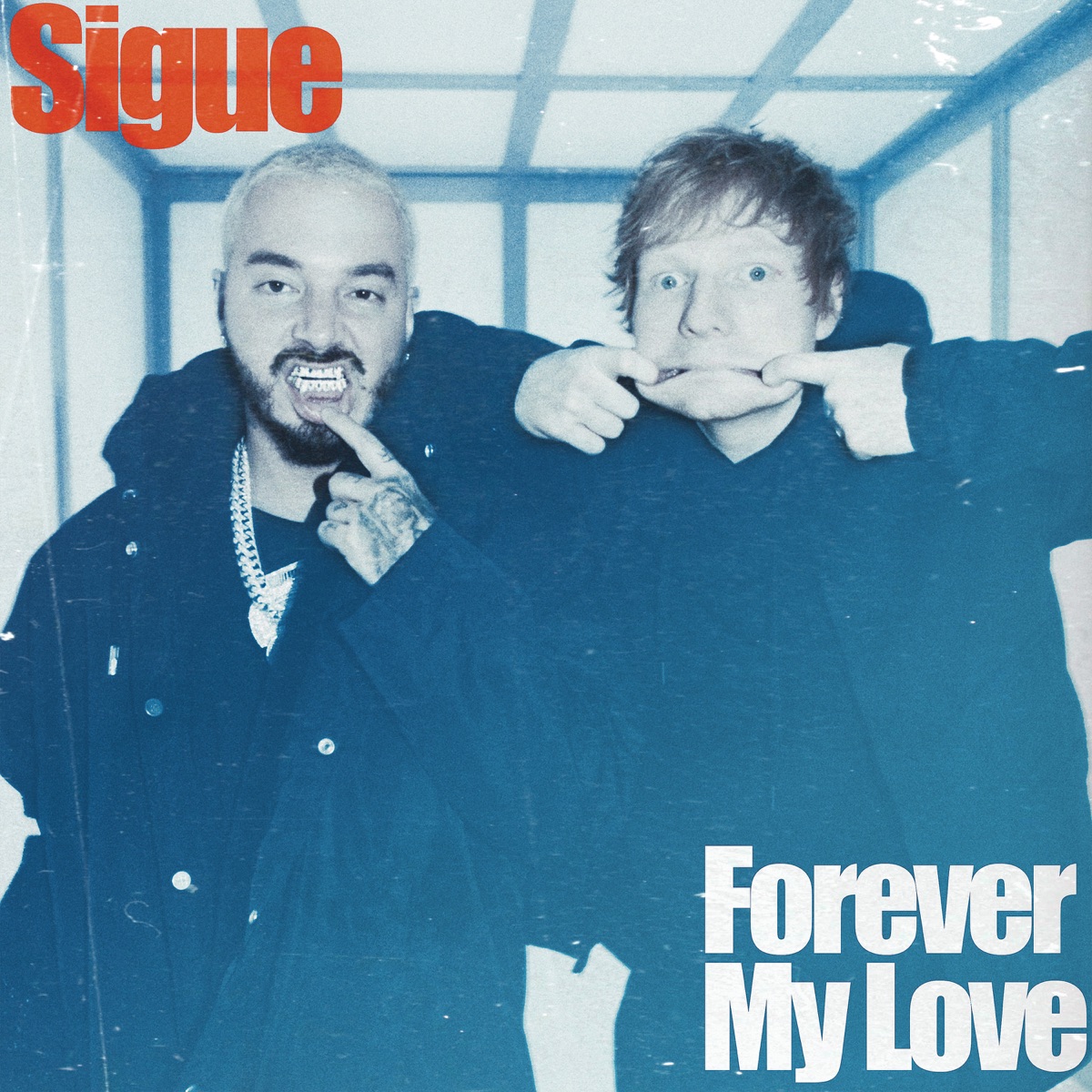 Cover art for『J Balvin & Ed Sheeran - Sigue』from the release『Sigue / Forever My Love』