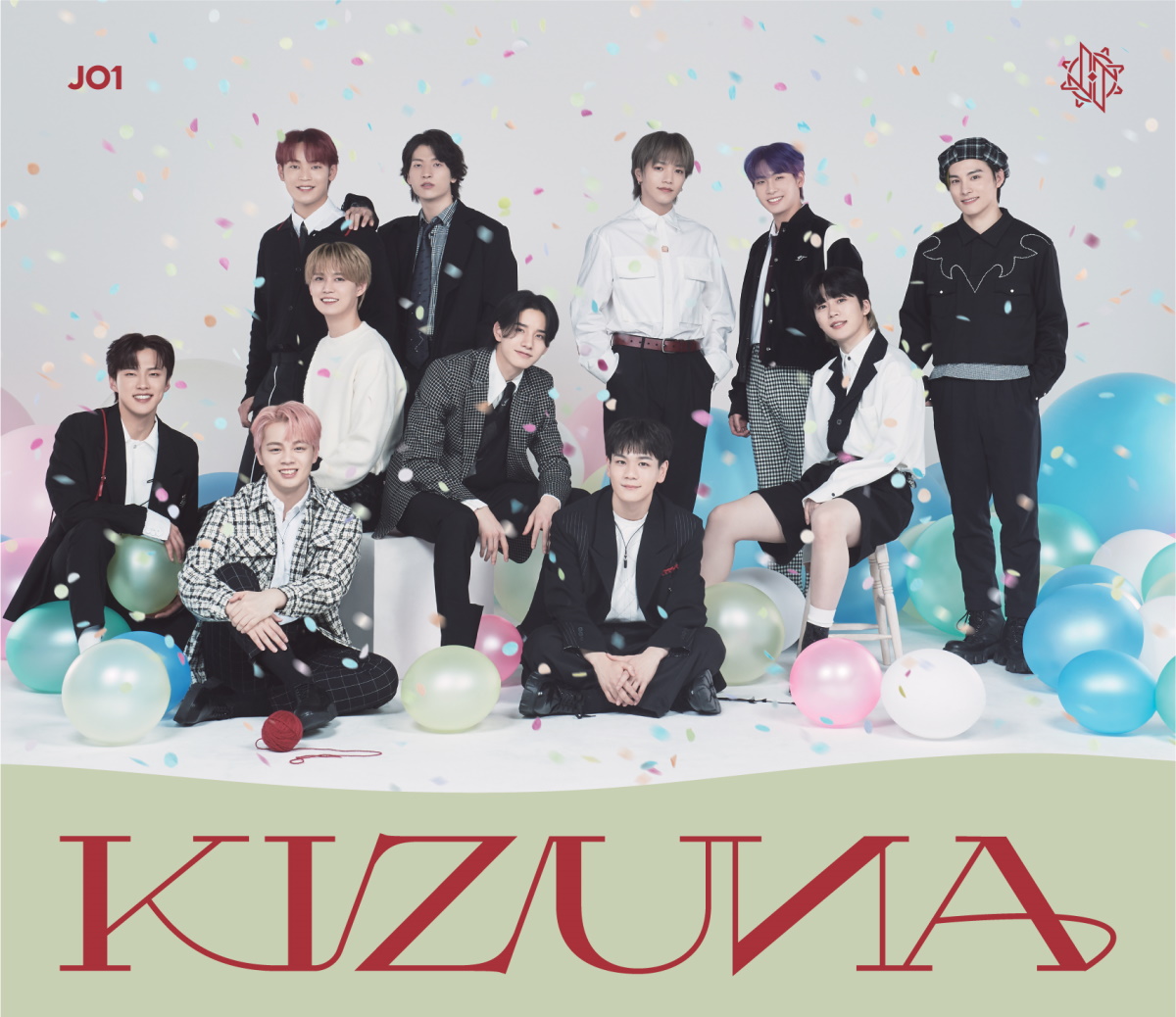 『JO1 - Algorithm』収録の『KIZUNA』ジャケット