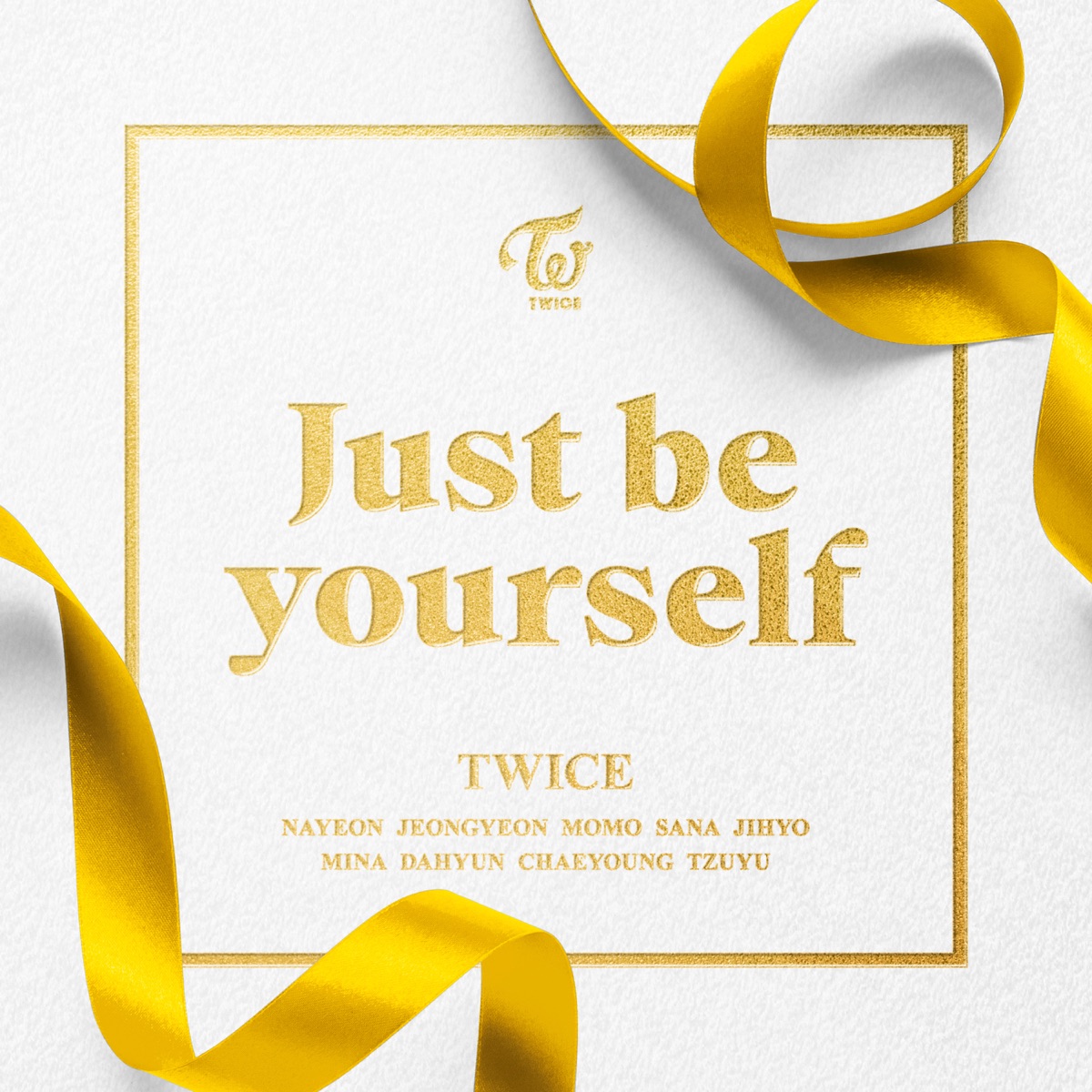 『TWICE - Just be yourself』収録の『Just be yourself』ジャケット