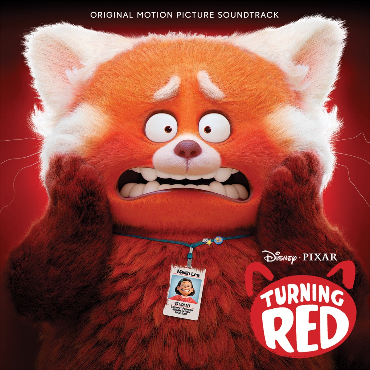 『4☆Town - Nobody Like U 歌詞』収録の『Turning Red (Original Motion Picture Soundtrack)』ジャケット