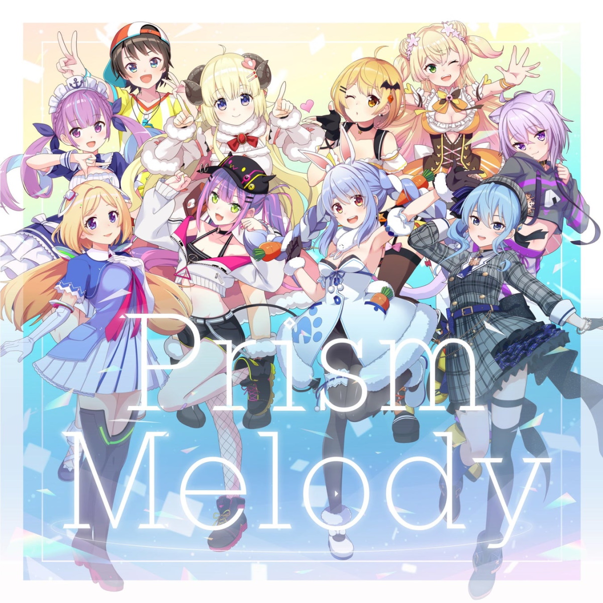 『hololive IDOL PROJECT - Prism Melody』収録の『Prism Melody』ジャケット