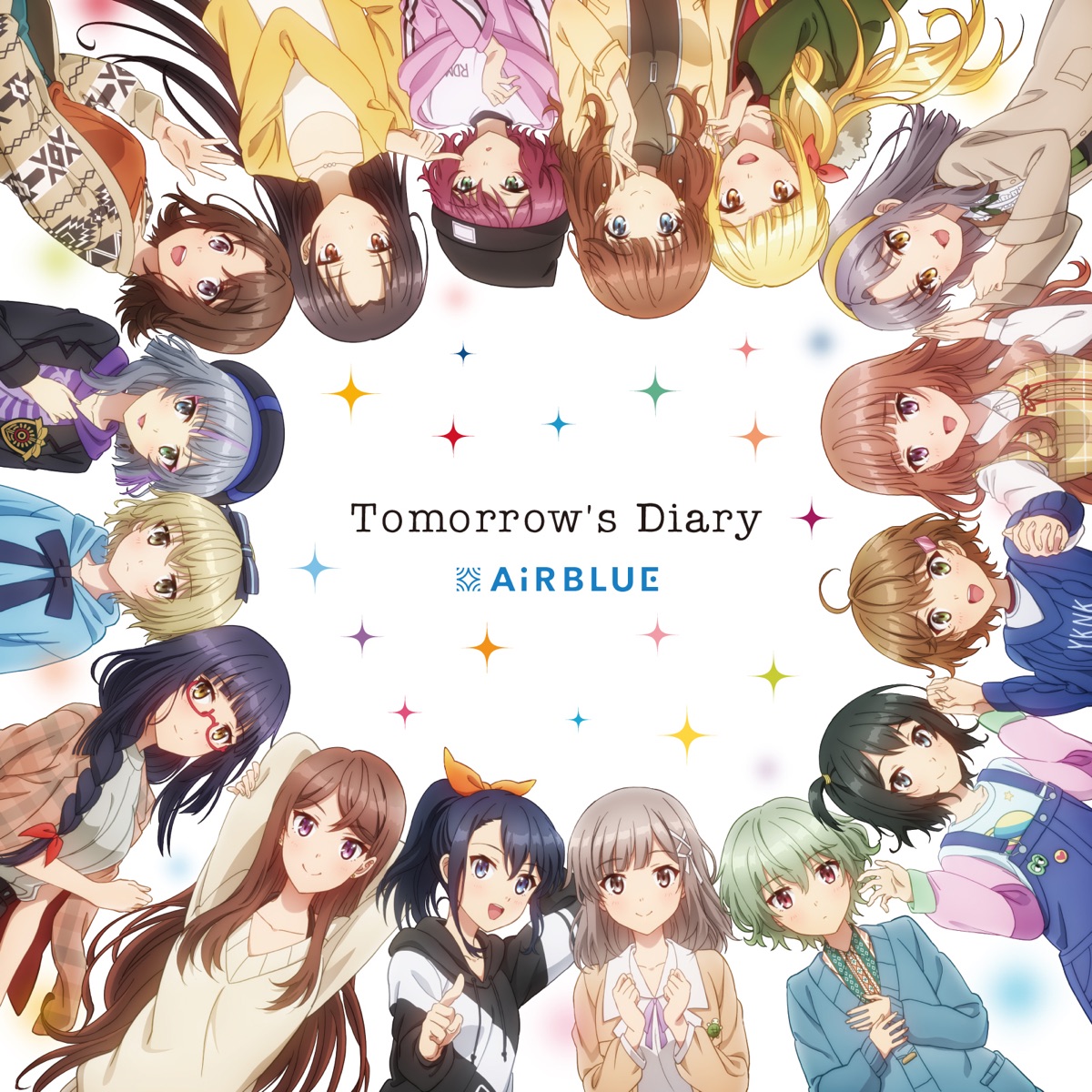 『AiRBLUE - Road to Forever 歌詞』収録の『Tomorrow's Diary / ゆめだより』ジャケット