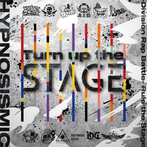 『ヒプノシスマイク -D.R.B- Rule the Stage (道頓堀ダイバーズ) - School Rap』収録の『Turn up the Stage』ジャケット