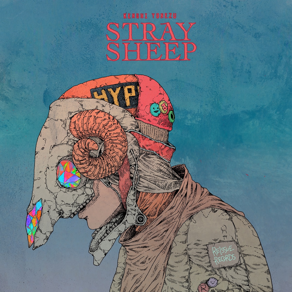 『米津玄師 - ひまわり 歌詞』収録の『STRAY SHEEP』ジャケット