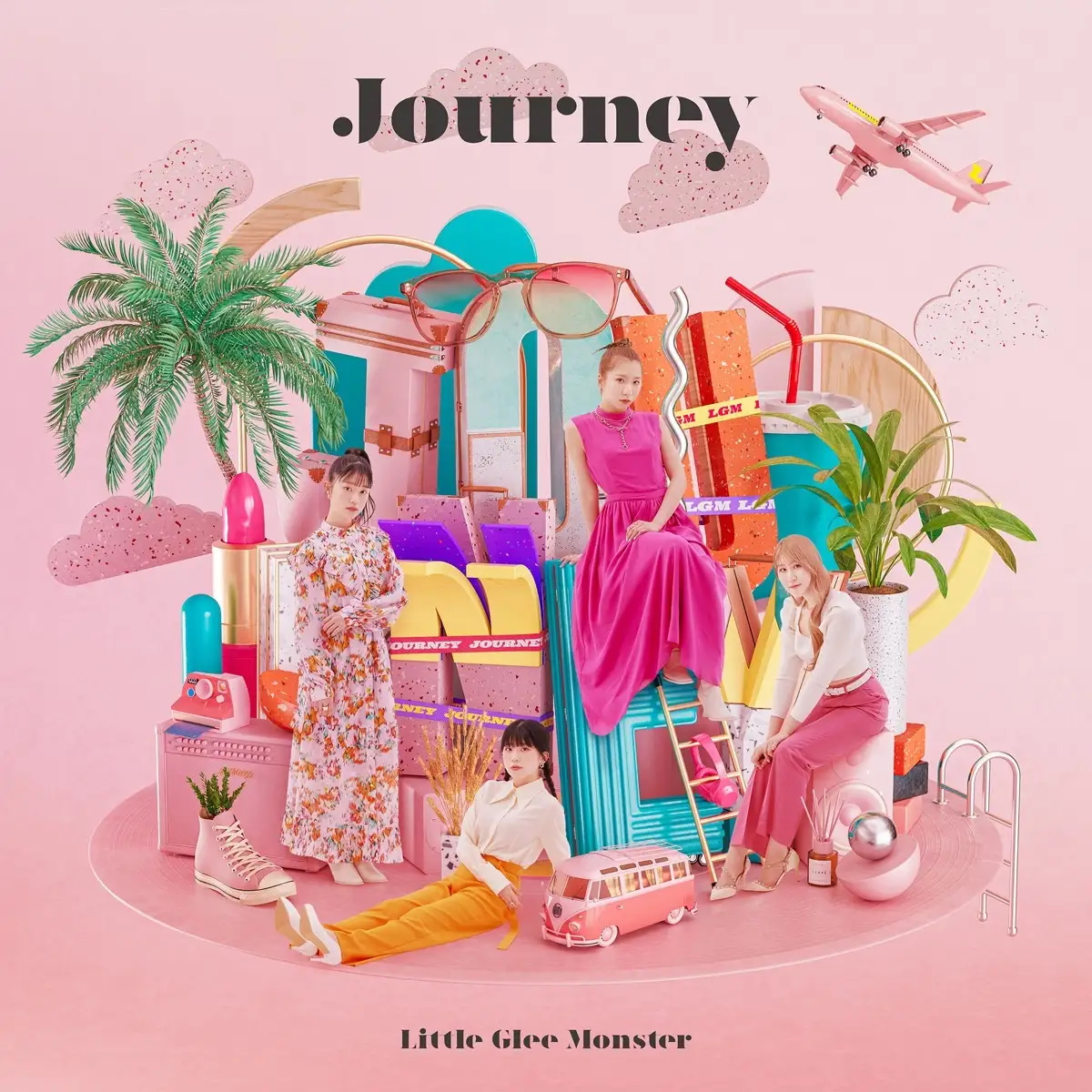 Cover art for『Little Glee Monster - Kokoro ni Sora wo』from the release『Journey』