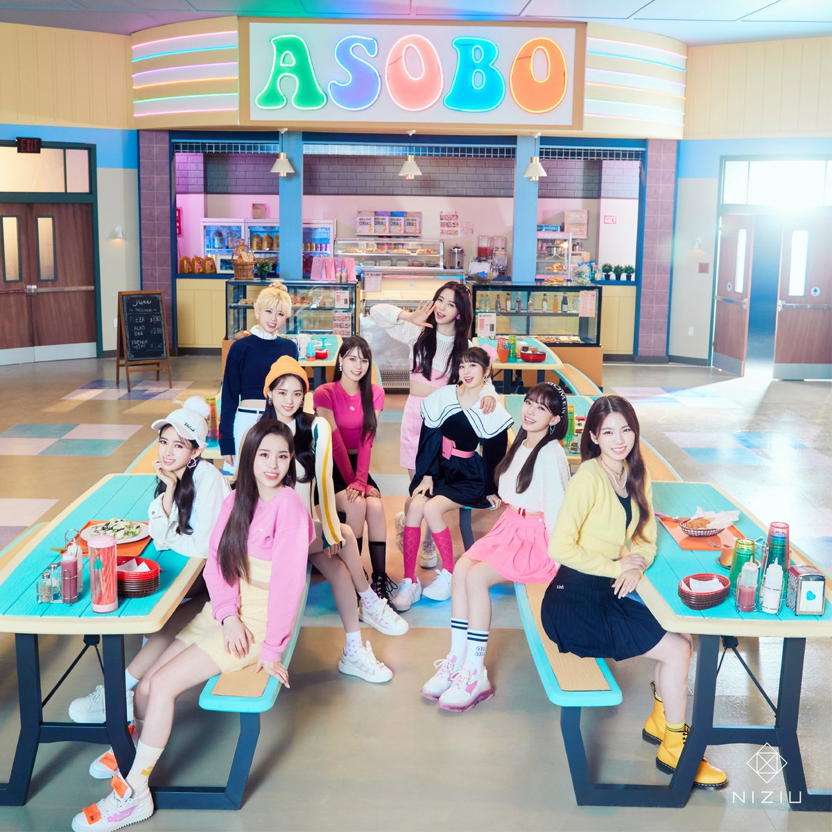 Cover art for『NiziU - ASOBO -English ver.-』from the release『ASOBO -English ver.-』