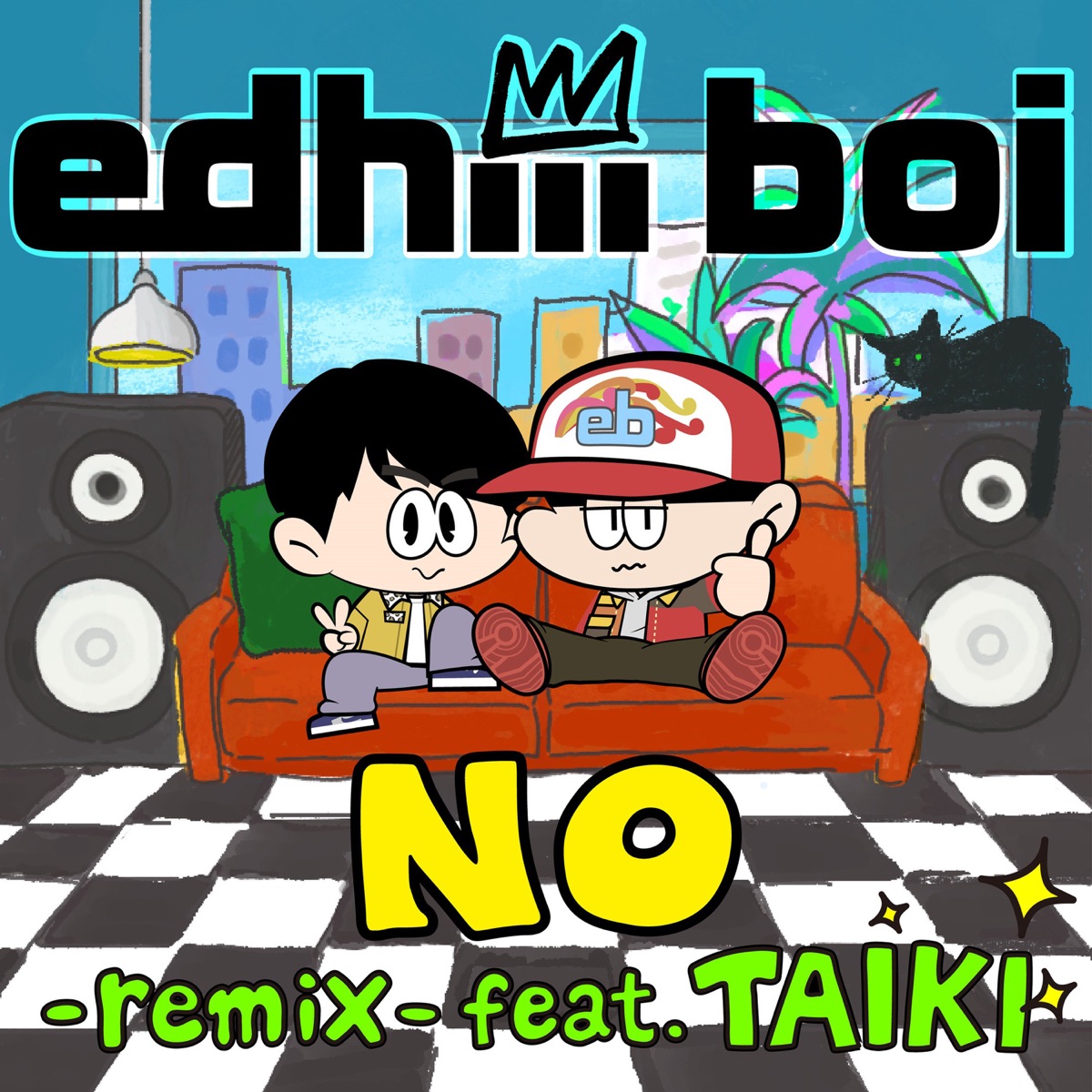 『edhiii boi - NO -remix- feat. TAIKI』収録の『NO -remix- feat. TAIKI』ジャケット