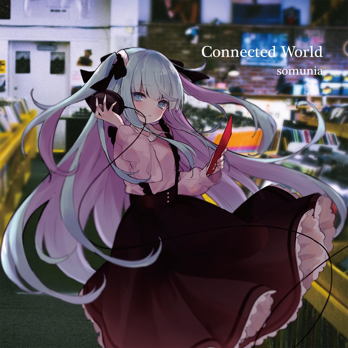 『somunia - Connected World』収録の『Connected World』ジャケット