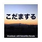 『Drumbeat. with Katsuhiko Harada - こだまする』収録の『こだまする』ジャケット