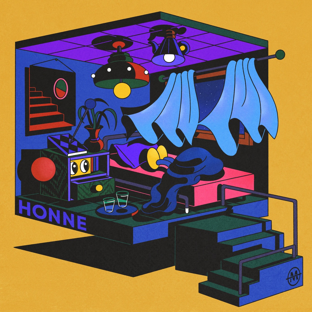 Cover art for『I Don't Like Mondays. - HONNE』from the release『HONNE』