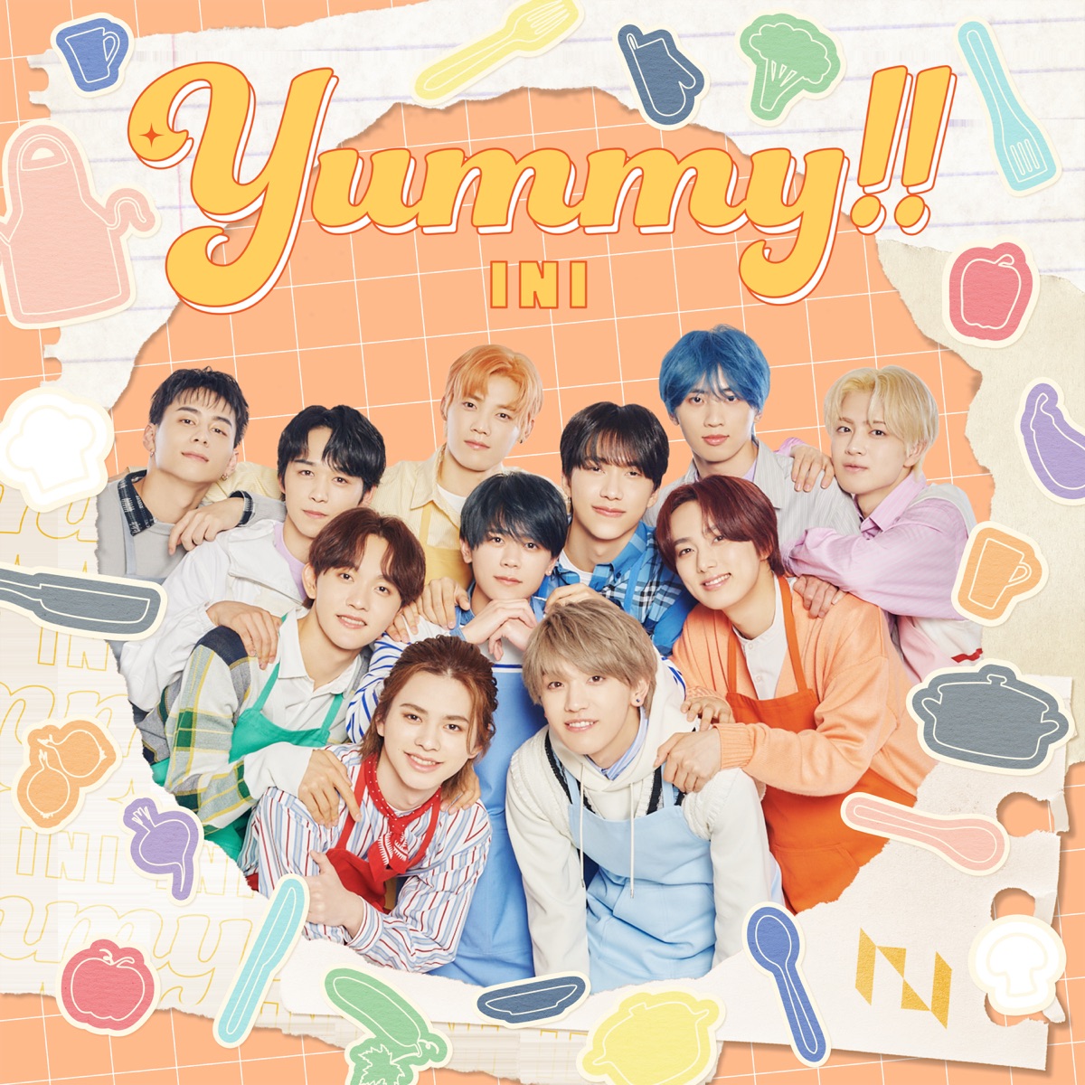 Cover for『INI - Yummy!!』from the release『Yummy!!』
