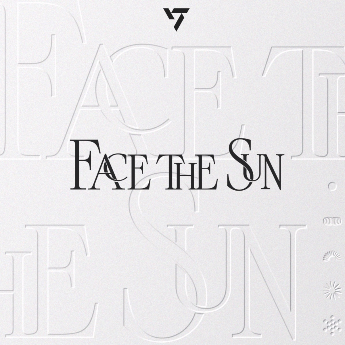 『SEVENTEEN - DON QUIXOTE』収録の『SEVENTEEN 4th Album 'Face the Sun'』ジャケット