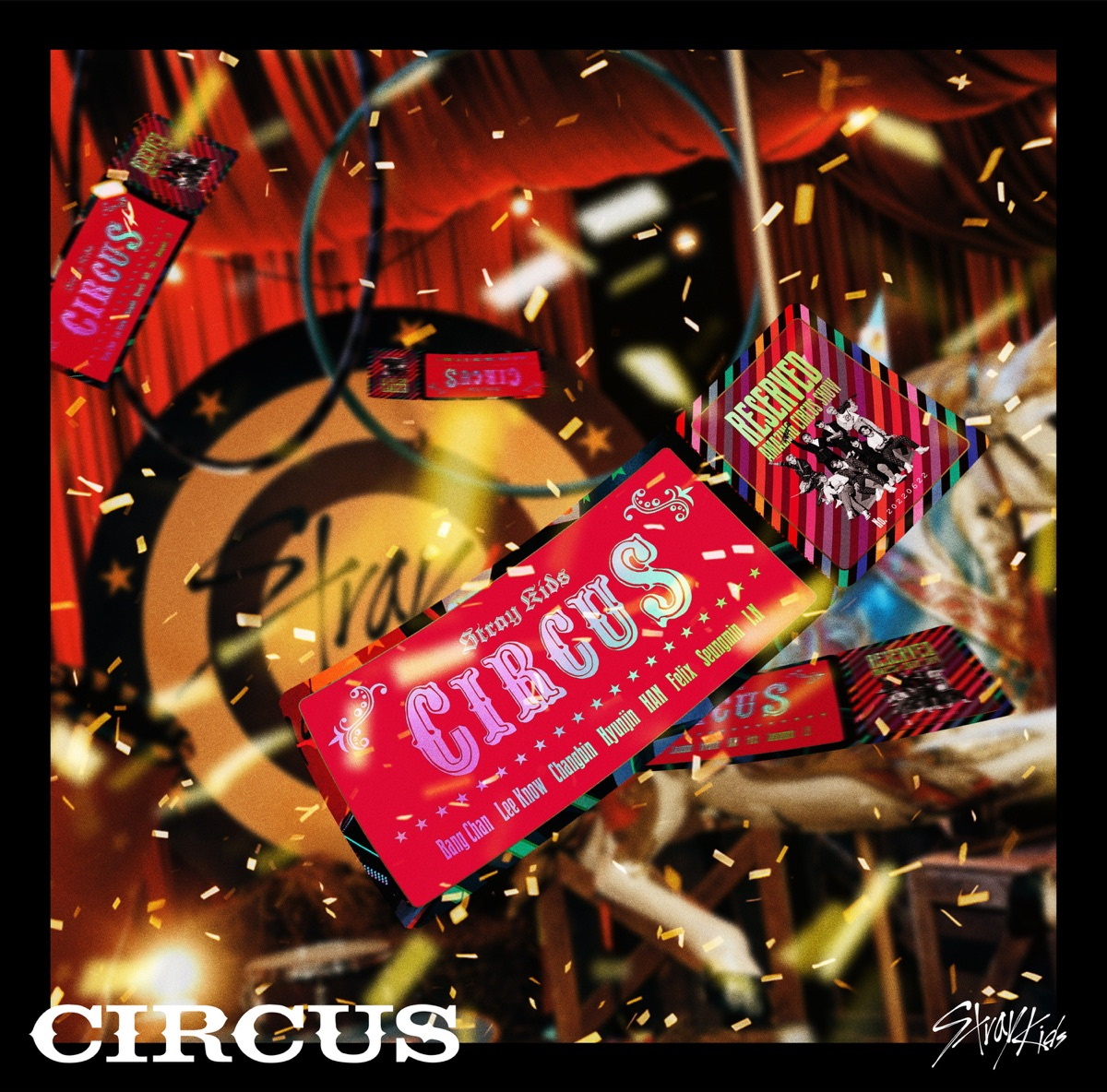 『Stray Kids - Fairytale』収録の『CIRCUS』ジャケット