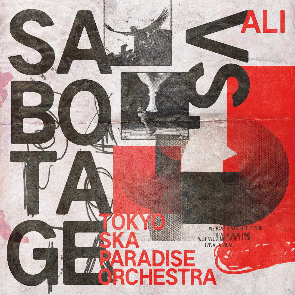 『東京スカパラダイスオーケストラ - サボタージュ (VS. ALI)』収録の『サボタージュ (VS. ALI)』ジャケット