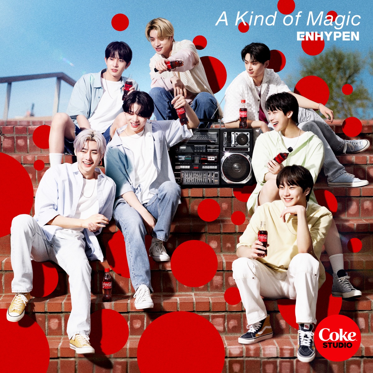 Cover art for『ENHYPEN - A Kind Of Magic (Coke Studio Session)』from the release『A Kind Of Magic (Coke Studio Session)』