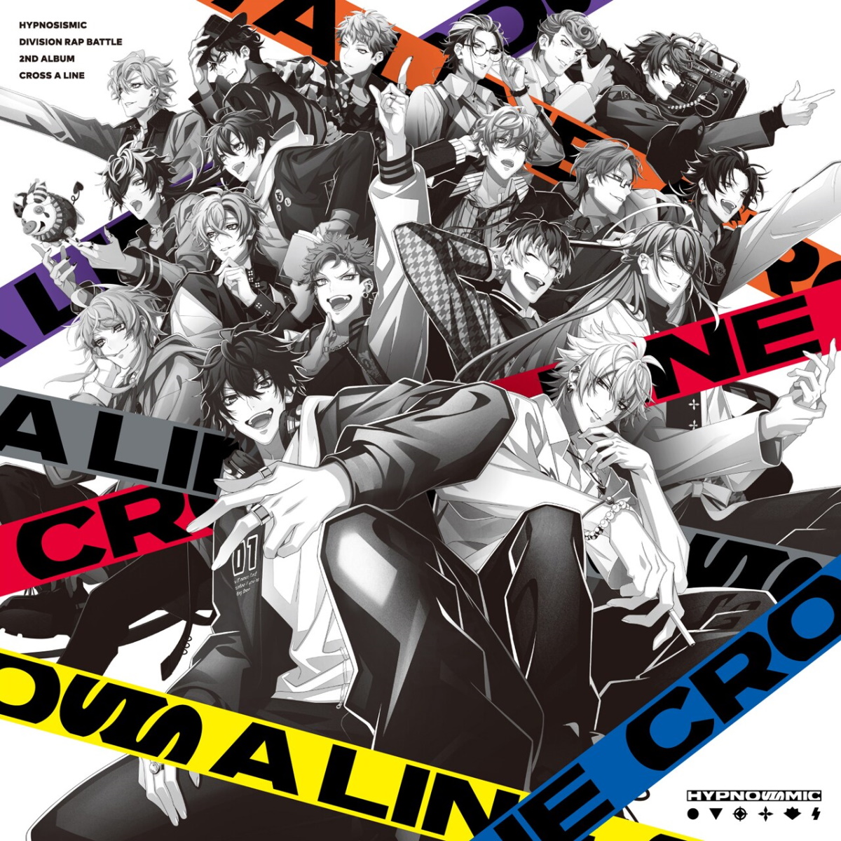 Cover art for『Ramuda Amemura (Yusuke Shirai), Jakurai Jinguji (Sho Hayami) - LESSON』from the release『CROSS A LINE